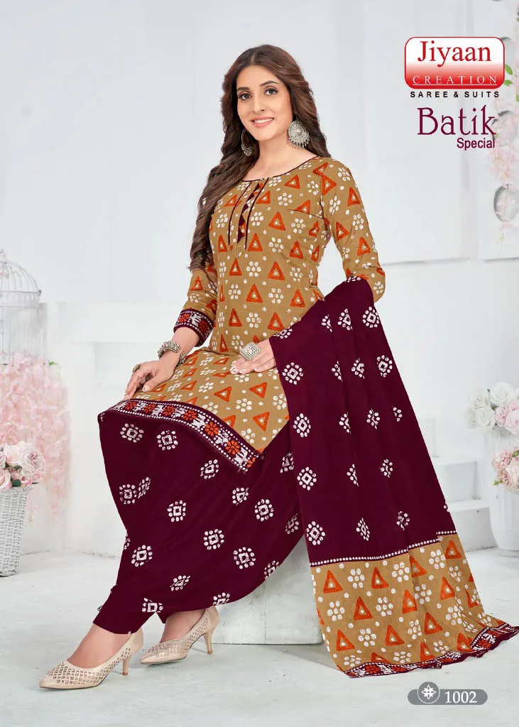 Batik Jiyaan Creation Wholesale Cotton Dress Material
