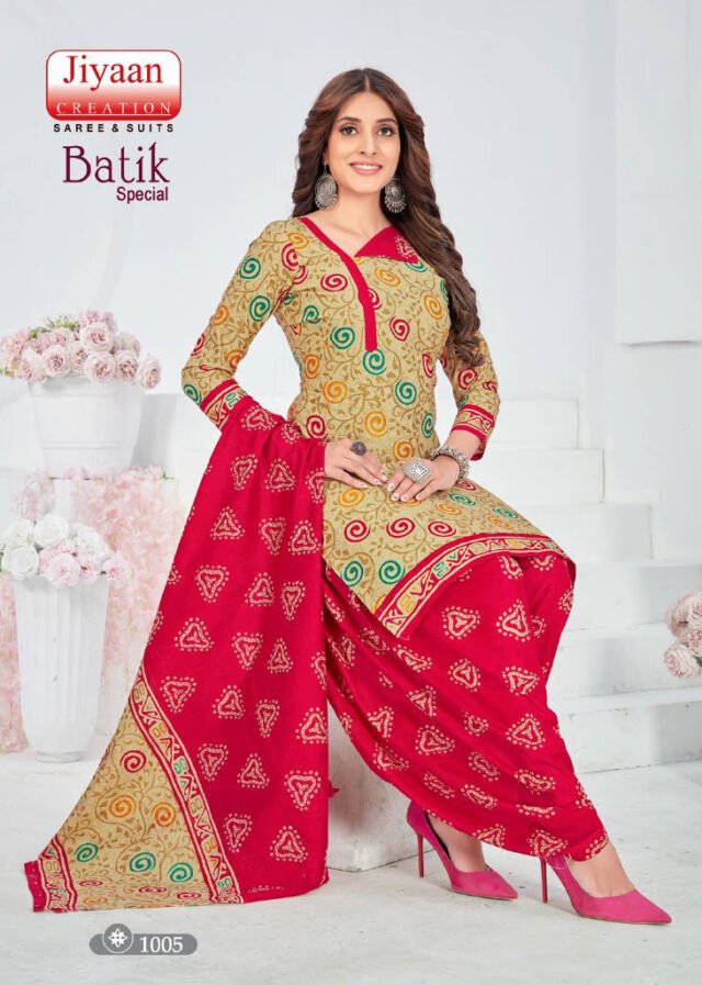 Batik Jiyaan Creation Wholesale Cotton Dress Material