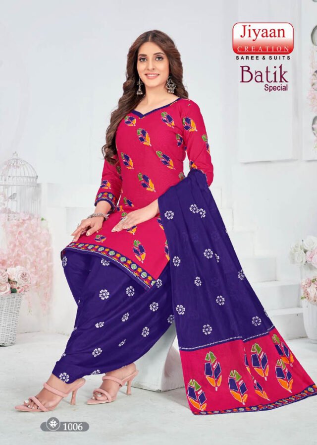 Batik Jiyaan Creation Wholesale Cotton Dress Material