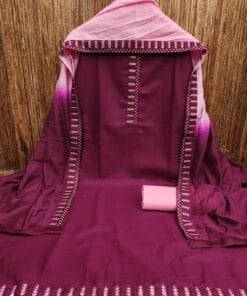 Bombay Cotton Embroidery Tie Work Suits