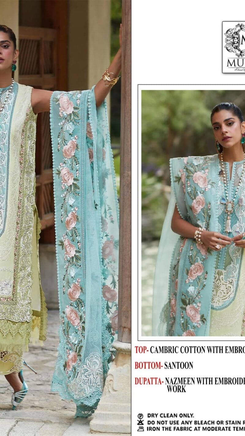 Chikan Work Pakistani Suits Mushq Sharaddha