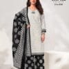 Deeptex Aaliza Black And White Wholesale Cotton Dress Material