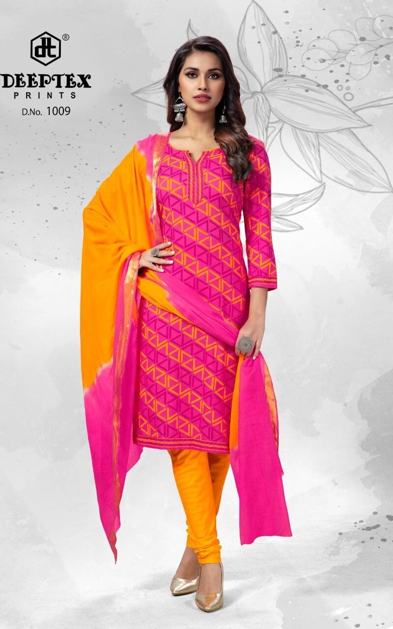 Deeptex Tradition Vol 10 Wholesale Cotton Dress Material