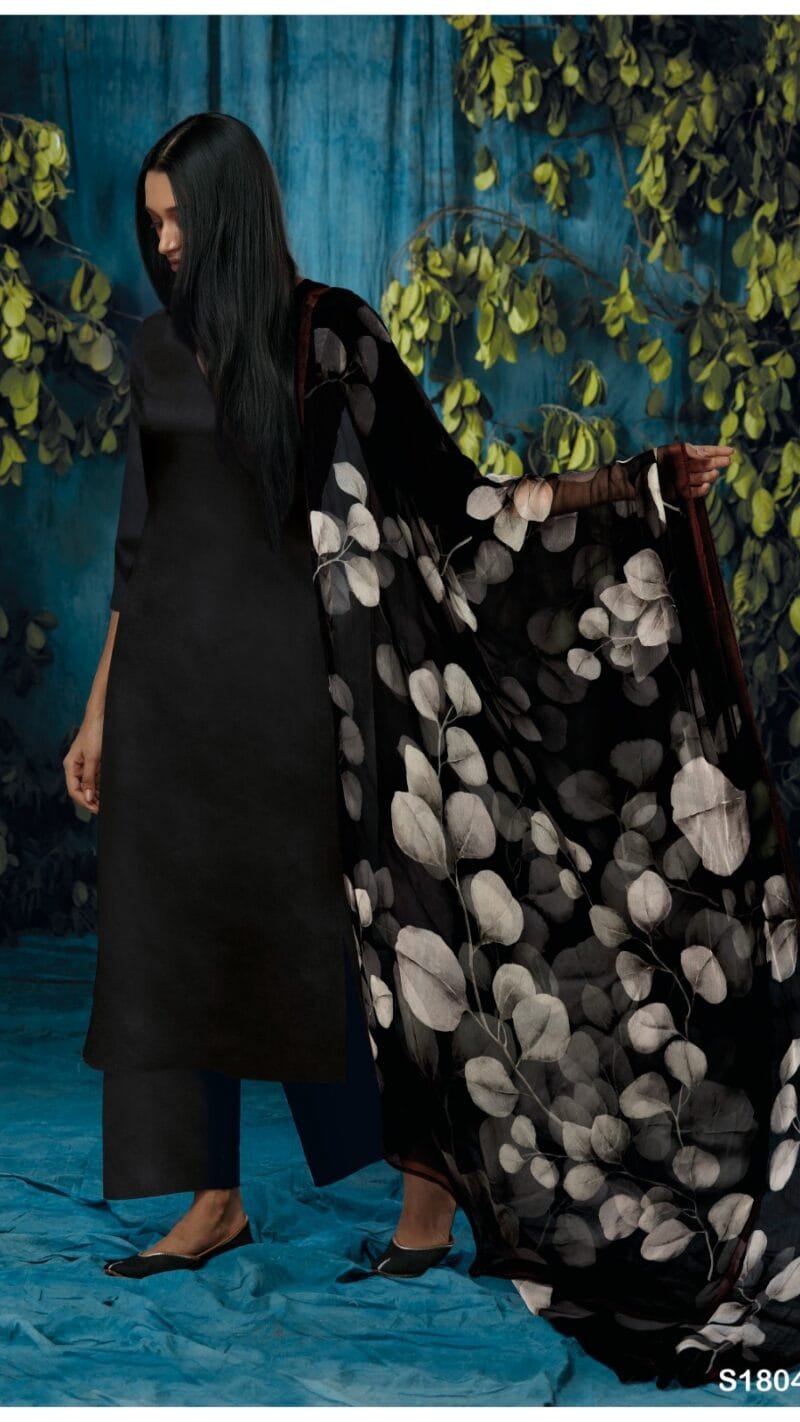 Ganga Selvi 1804 Premium Cotton Satin Solid Dress Material