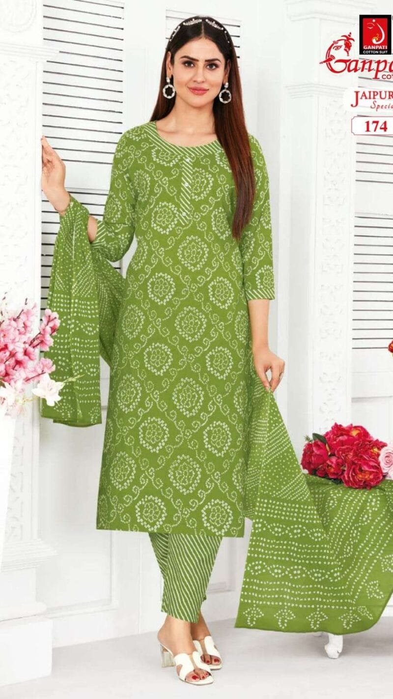 Ganpati Jaipuri Special Vol 5 Wholesale Cotton Dress Material