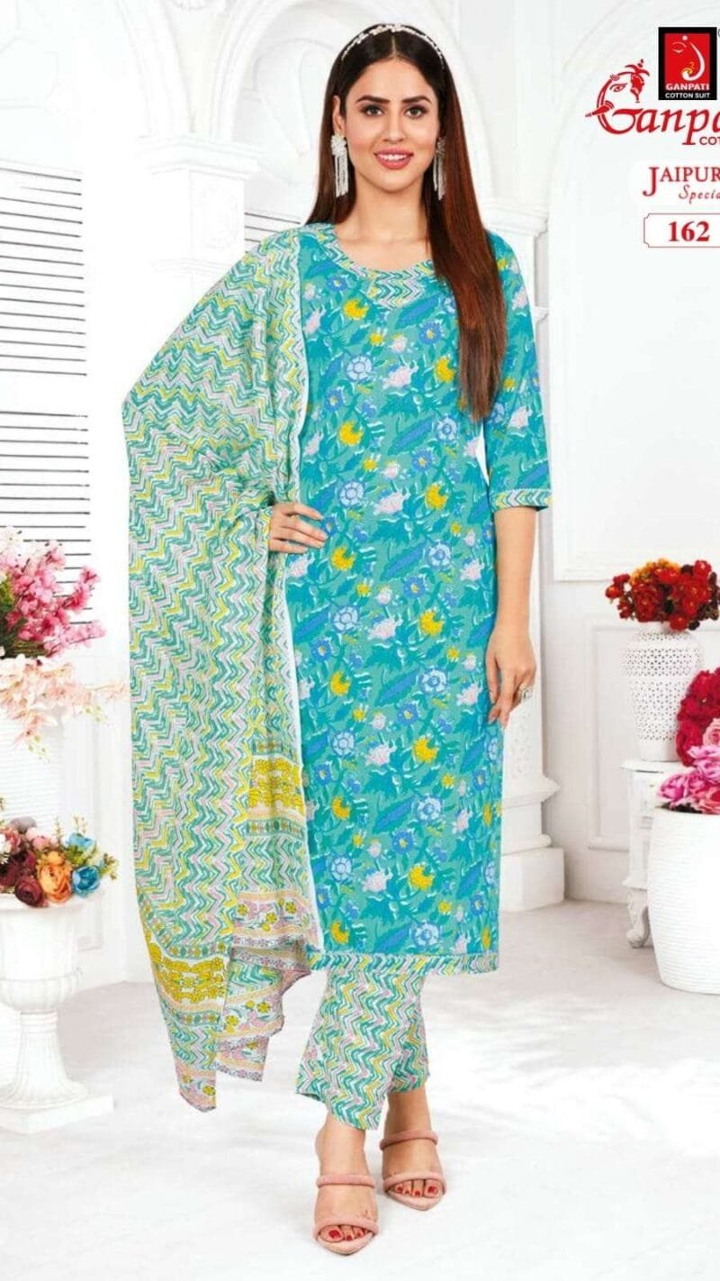 Ganpati Jaipuri Special Vol 5 Wholesale Cotton Dress Material