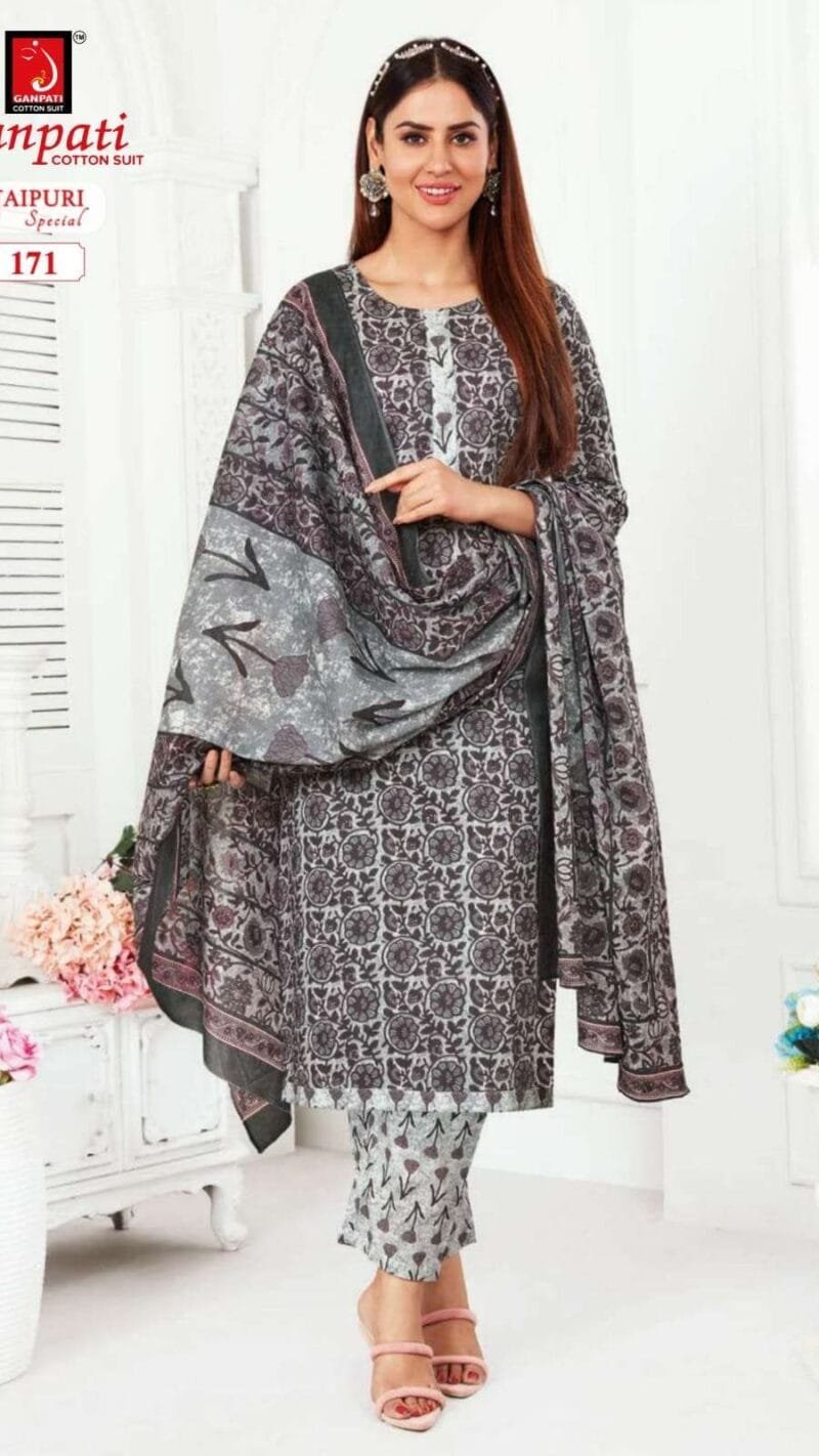 Ganpati Jaipuri Special Vol 5 Wholesale Cotton Dress Material