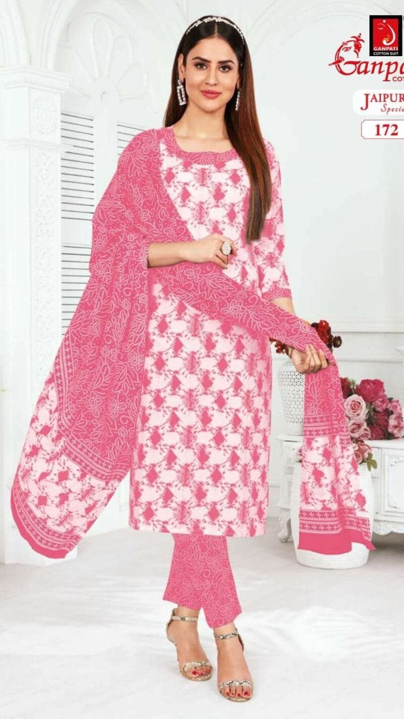 Ganpati Jaipuri Special Vol 5 Wholesale Cotton Dress Material