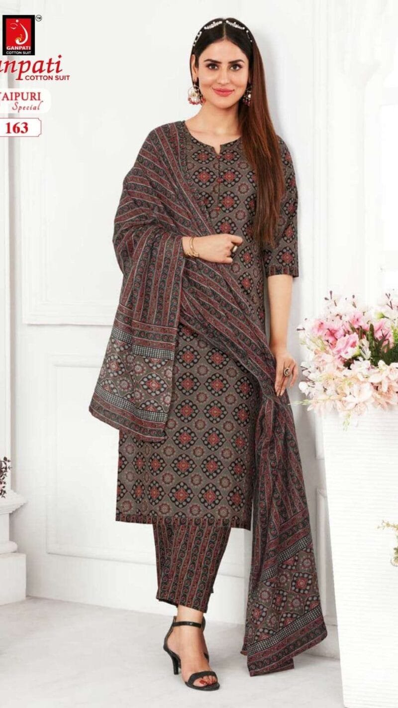 Ganpati Jaipuri Special Vol 5 Wholesale Cotton Dress Material