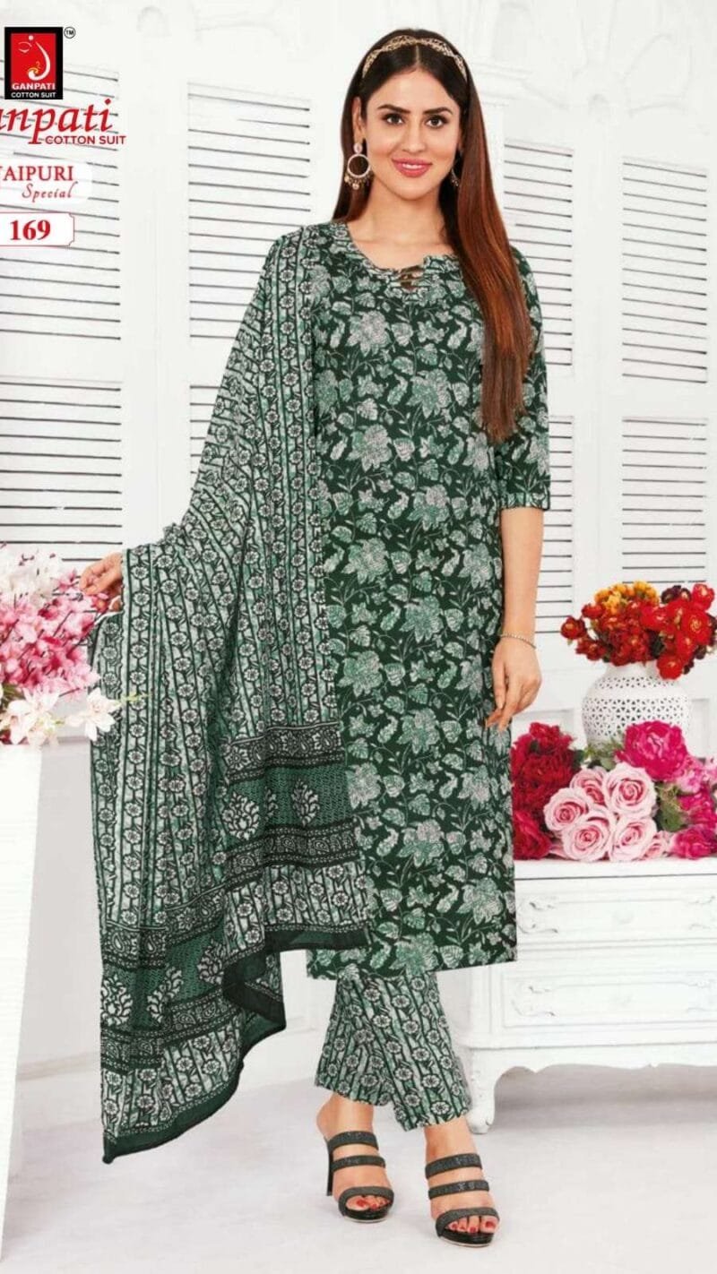 Ganpati Jaipuri Special Vol 5 Wholesale Cotton Dress Material