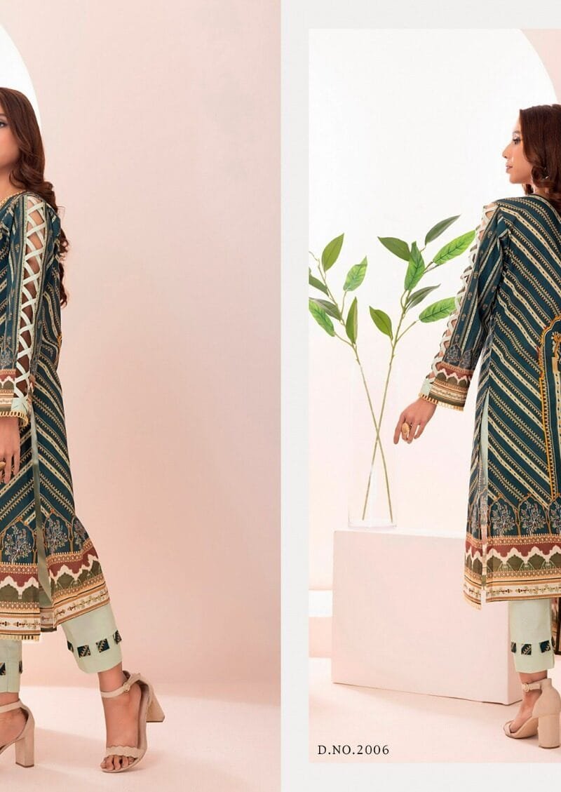 Gulvez Safeena Vol 2 Wholesale Cotton Dress Material