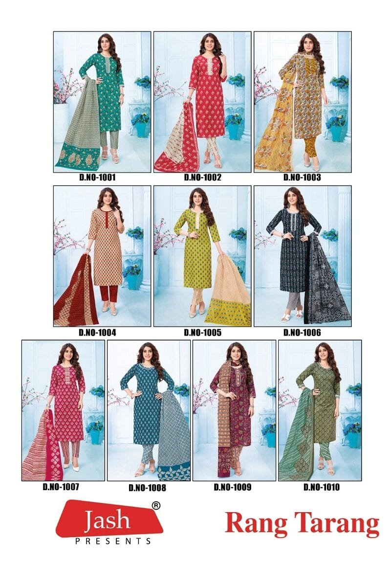 Jash Rang Tarang Vol 1 Kurti Pant With Dupatta