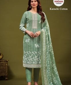 Karachi Cotton Vol 9 Vandana Fashion Wholesale Cotton Dress Material