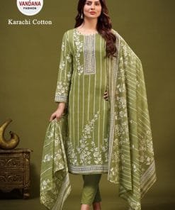 Karachi Cotton Vol 9 Vandana Fashion Wholesale Cotton Dress Material