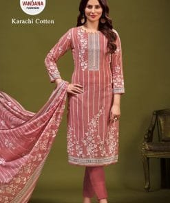 Karachi Cotton Vol 9 Vandana Fashion Wholesale Cotton Dress Material