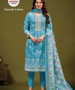 Karachi Cotton Vol 9 Vandana Fashion Wholesale Cotton Dress Material