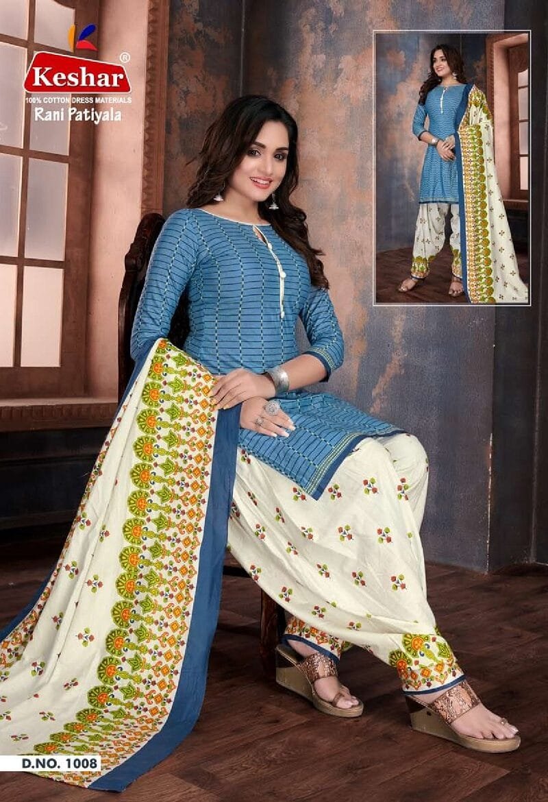 Kesar Rani Patiyala Vol 1 Wholesale Cotton Dress Material