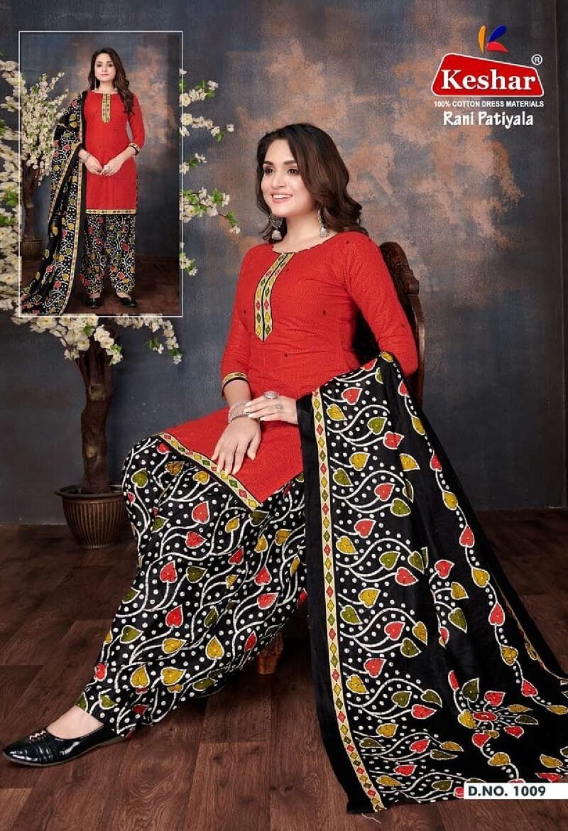 Kesar Rani Patiyala Vol 1 Wholesale Cotton Dress Material