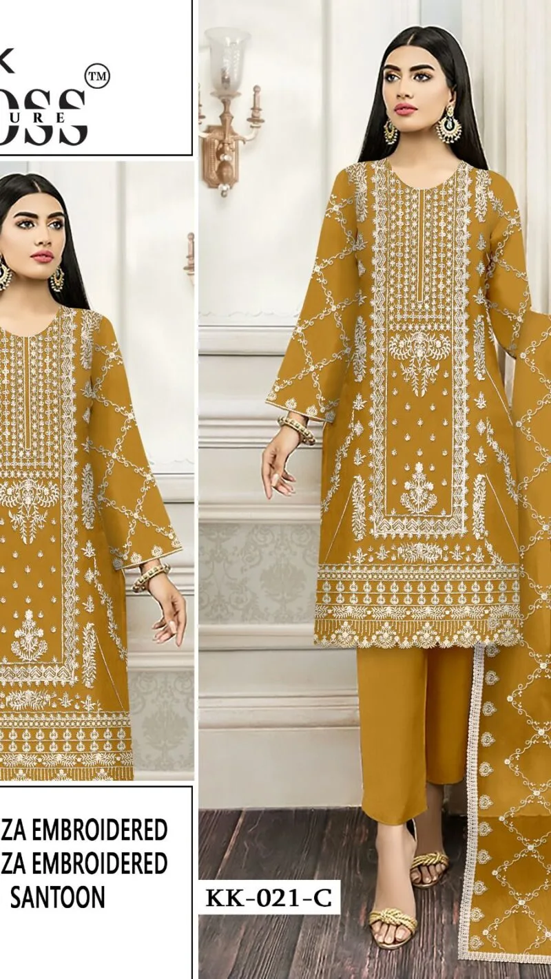 Kross Kulture D.No Kk 21 Dark Chart Wholesale Pakistani Salwar Suits