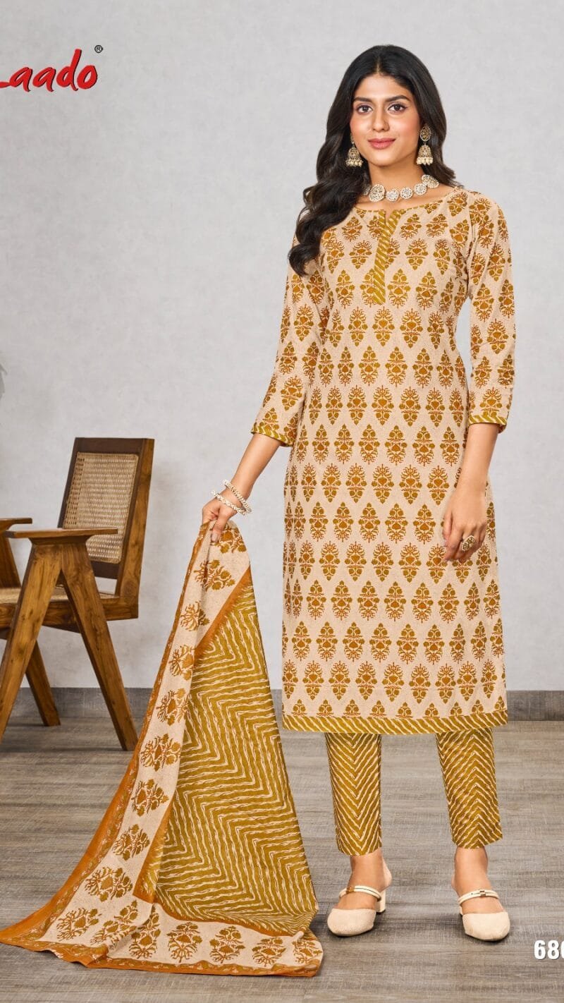 Laado Vol 68 Wholesale Cotton Dress Material