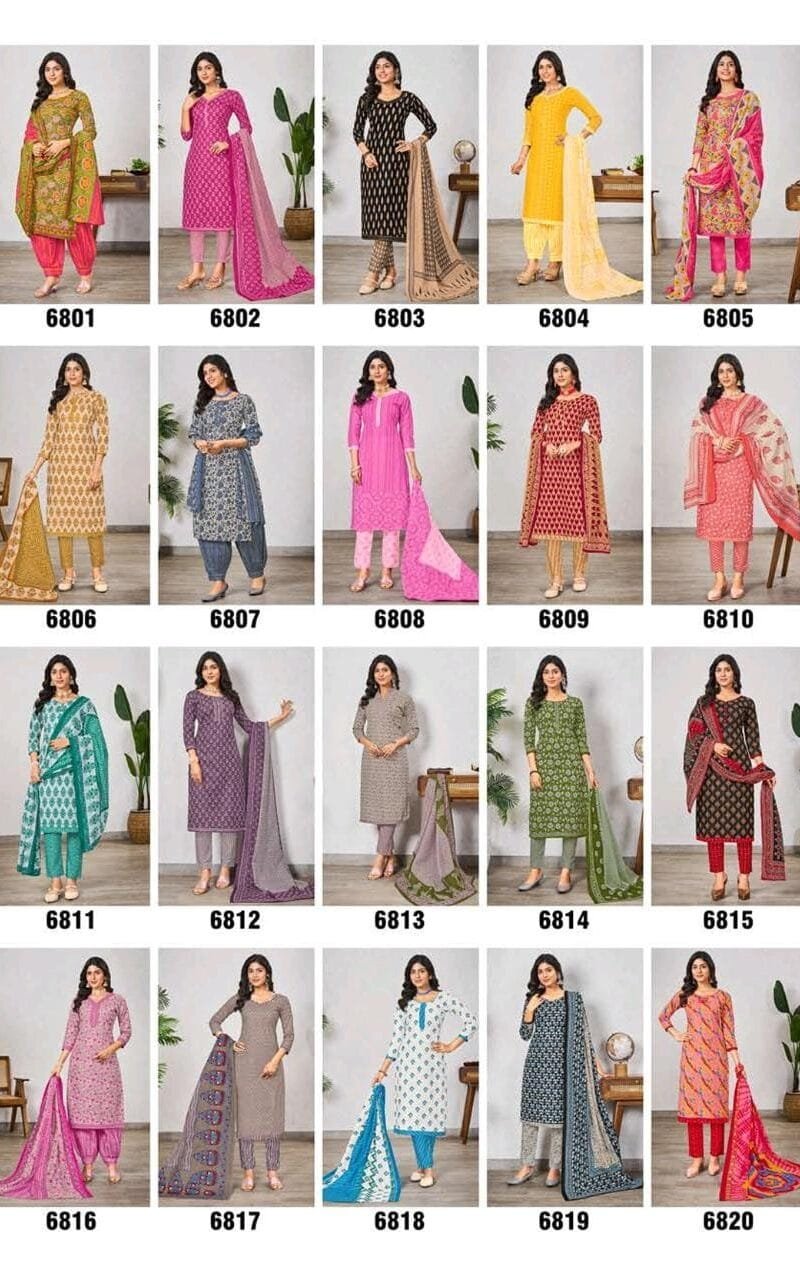 Laado Vol 68 Wholesale Cotton Dress Material