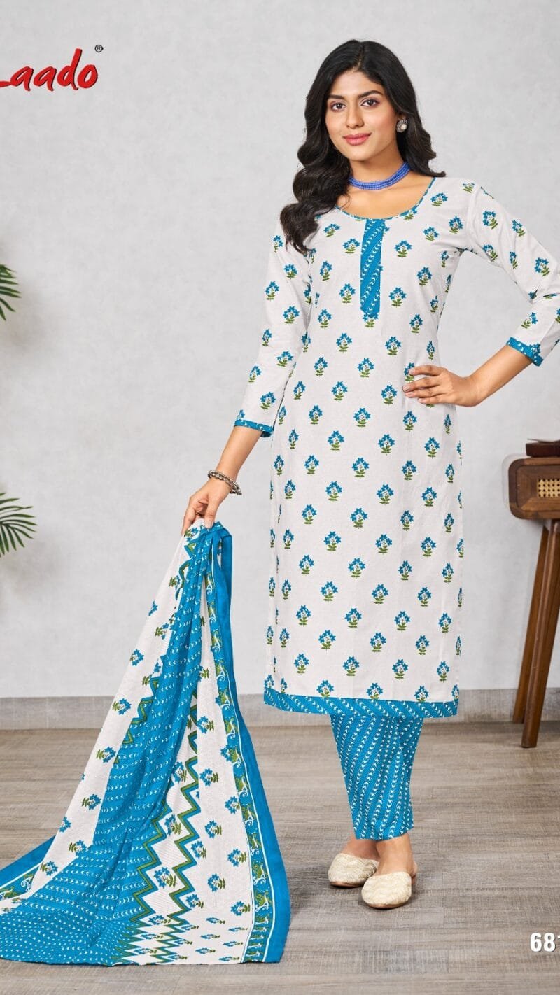 Laado Vol 68 Wholesale Cotton Dress Material