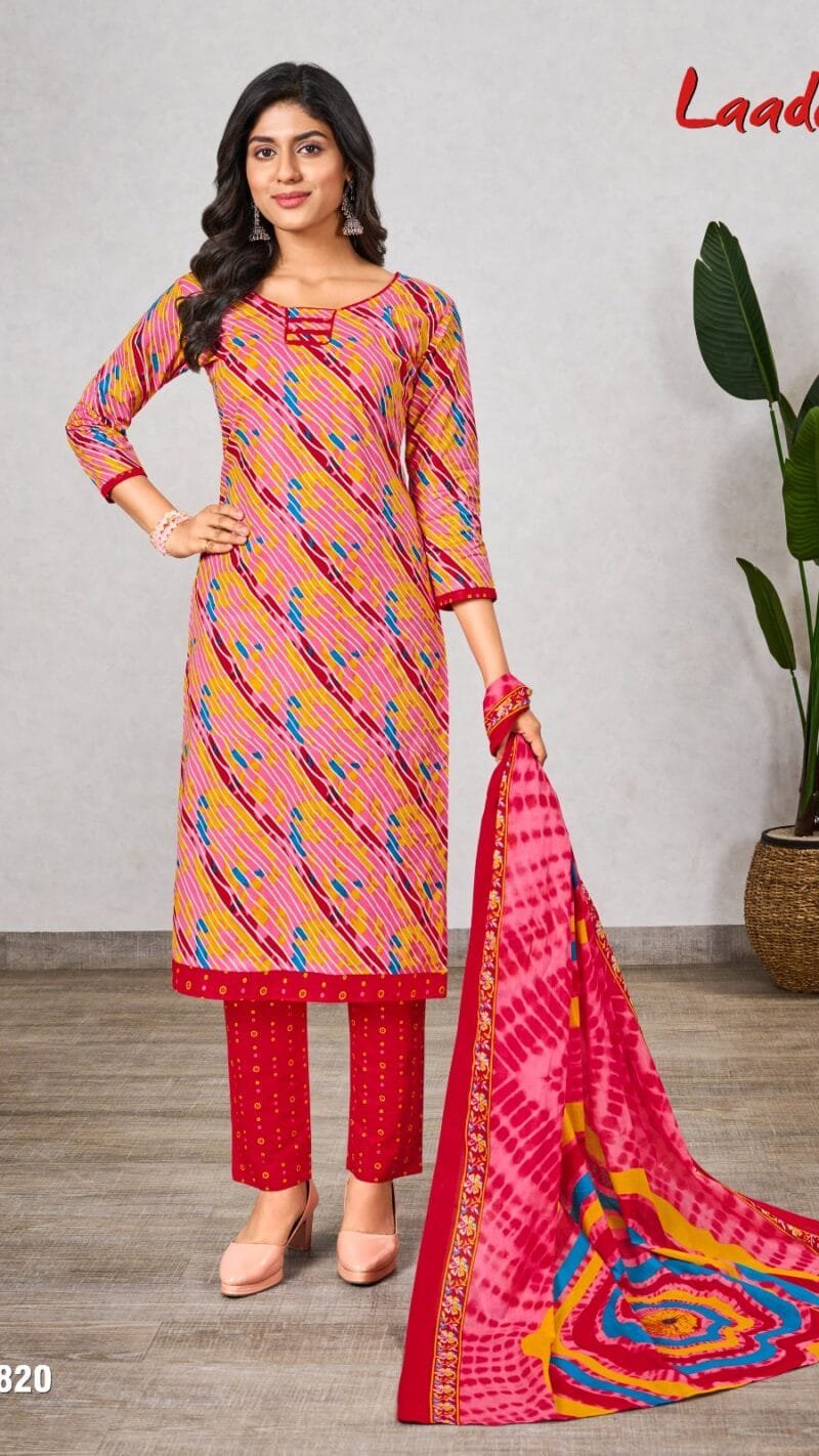 Laado Vol 68 Wholesale Cotton Dress Material