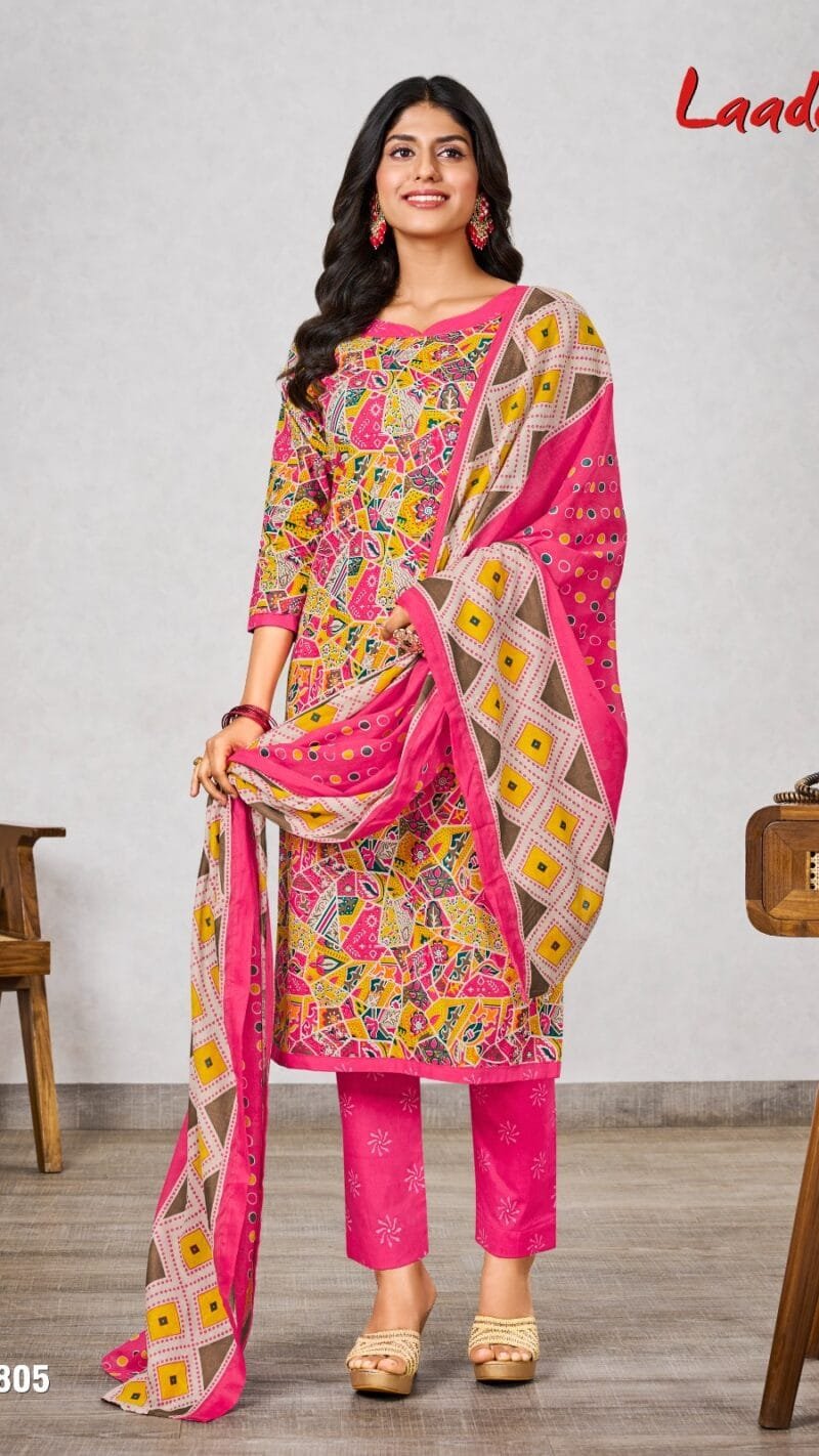 Laado Vol 68 Wholesale Cotton Dress Material