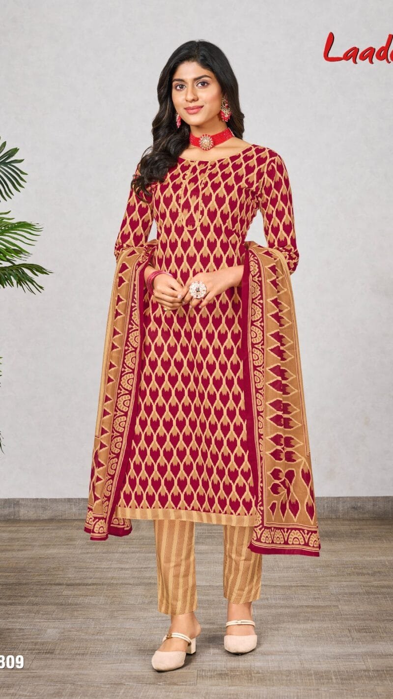 Laado Vol 68 Wholesale Cotton Dress Material