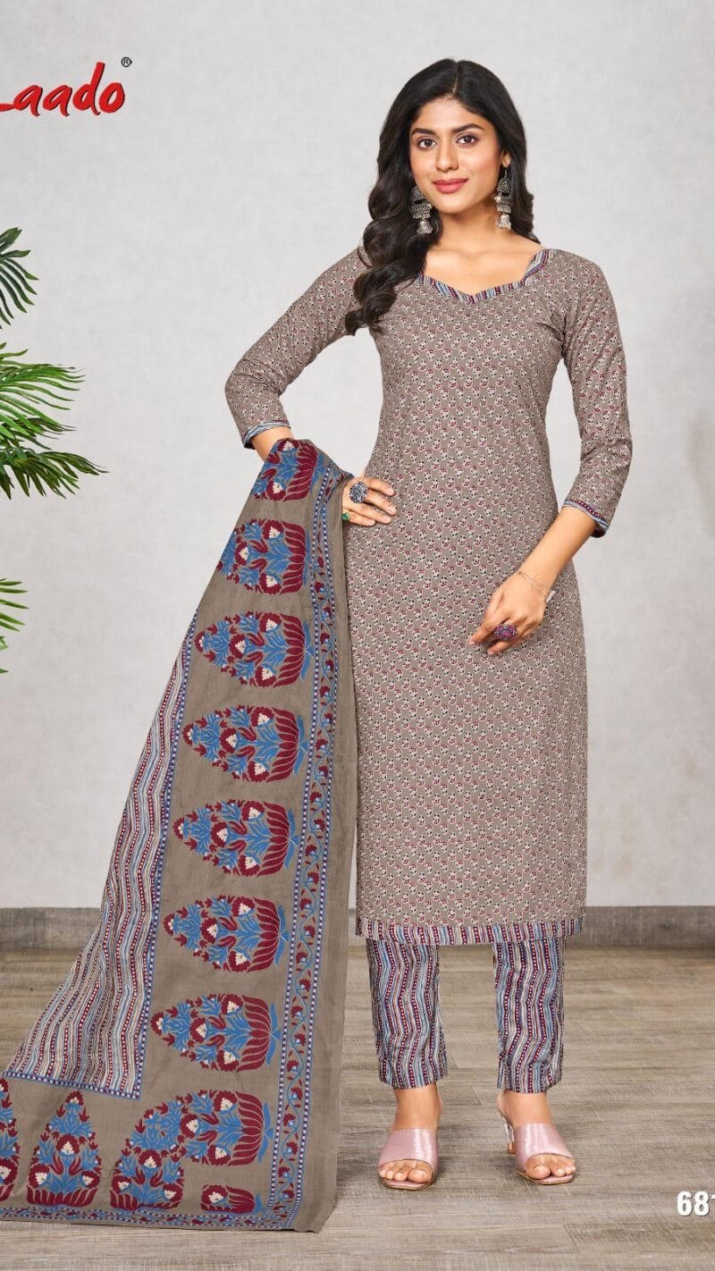 Laado Vol 68 Wholesale Cotton Dress Material