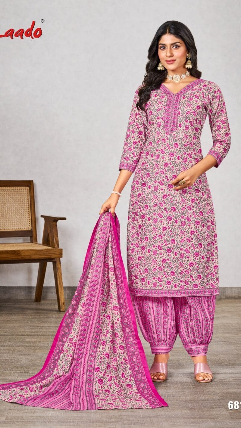 Laado Vol 68 Wholesale Cotton Dress Material