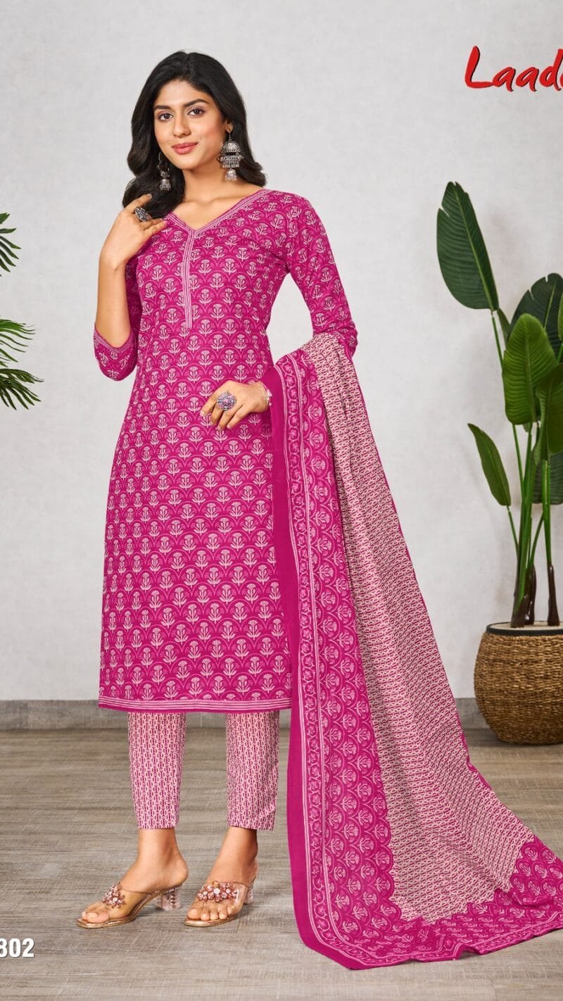 Laado Vol 68 Wholesale Cotton Dress Material
