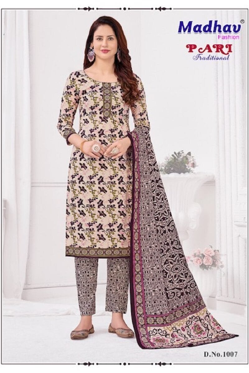 Madhav Pari Tradition Vol 1 Wholesale Cotton Dress Material