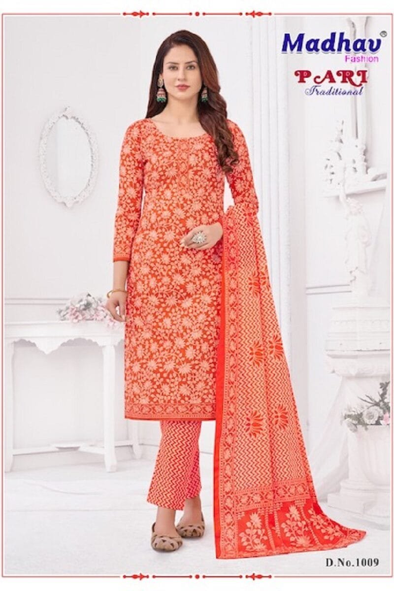 Madhav Pari Tradition Vol 1 Wholesale Cotton Dress Material