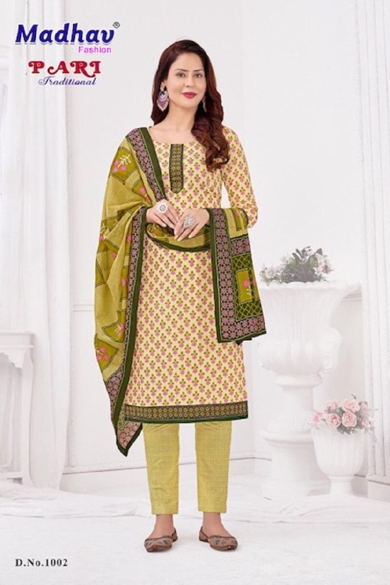 Madhav Pari Tradition Vol 1 Wholesale Cotton Dress Material