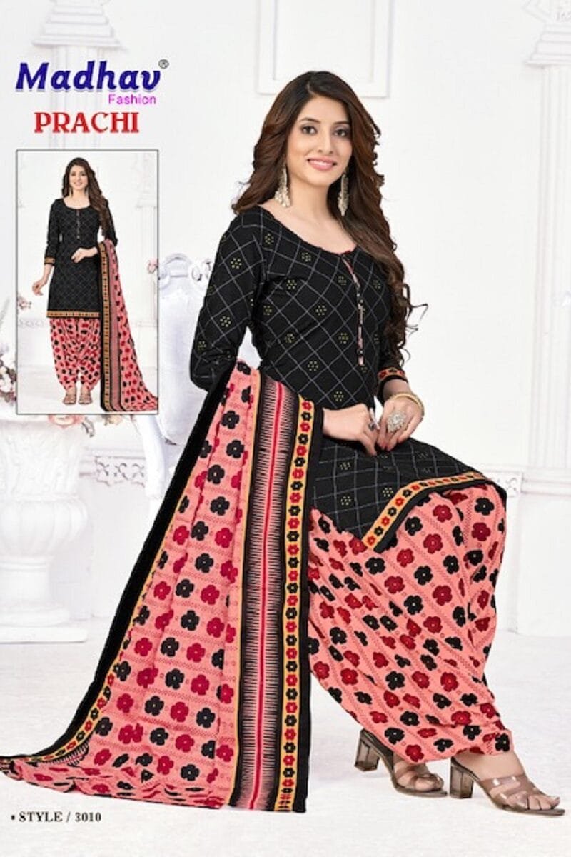 Madhav Prachi Vol 3 Wholesale Cotton Dress Material