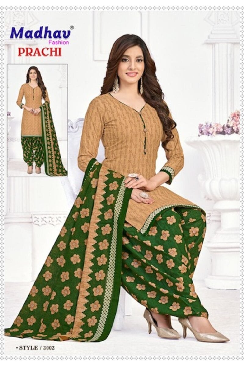 Madhav Prachi Vol 3 Wholesale Cotton Dress Material