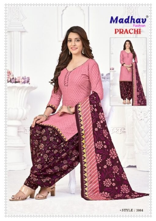 Madhav Prachi Vol 3 Wholesale Cotton Dress Material