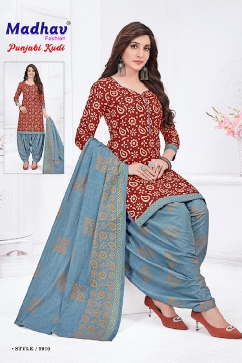 Madhav Punjabi Kudi Vol 9 Wholesale Cotton Dress Material