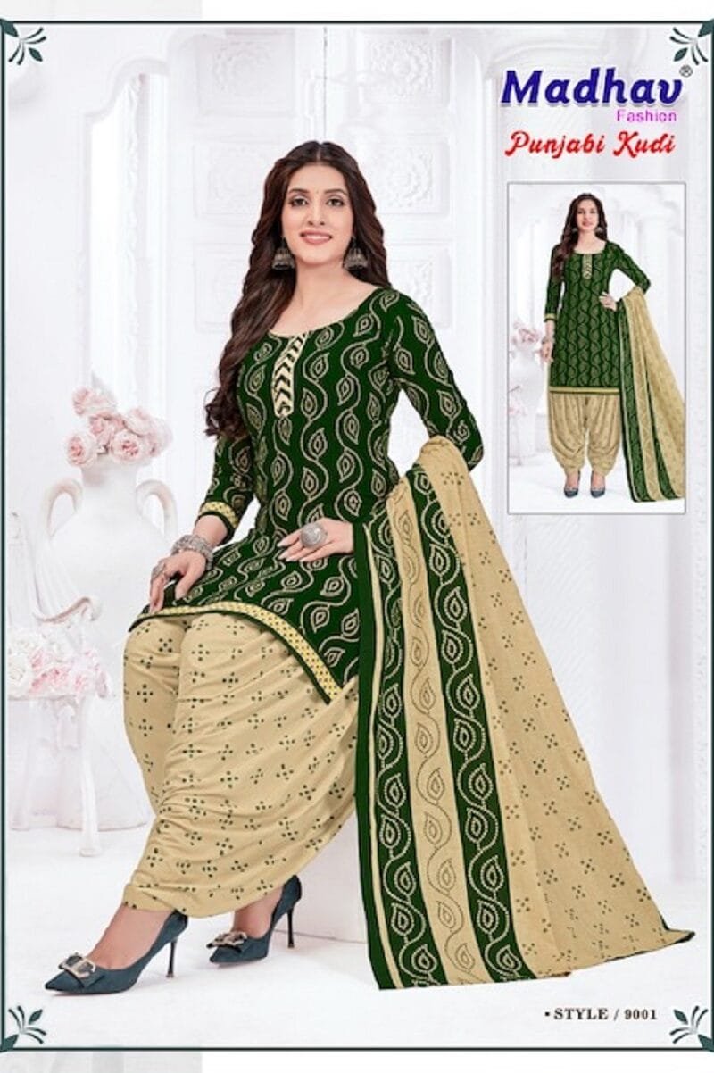 Madhav Punjabi Kudi Vol 9 Wholesale Cotton Dress Material
