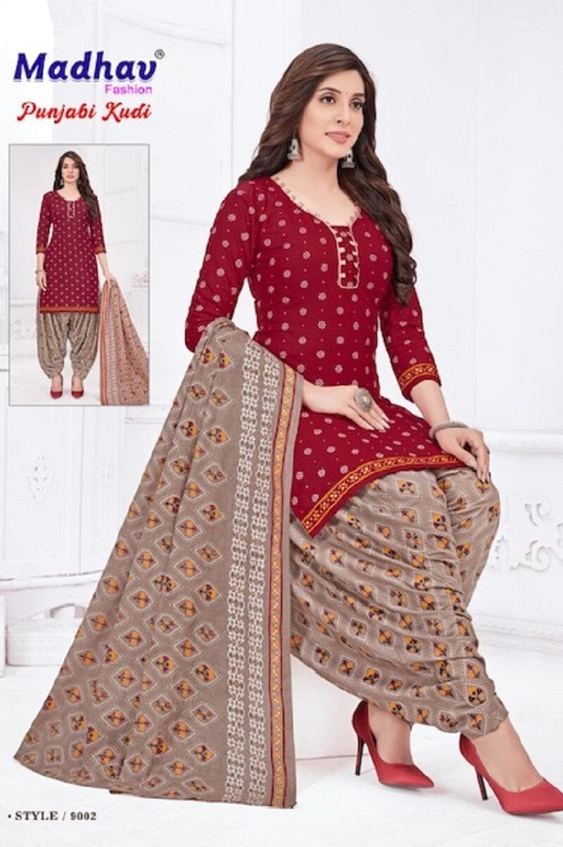Madhav Punjabi Kudi Vol 9 Wholesale Cotton Dress Material