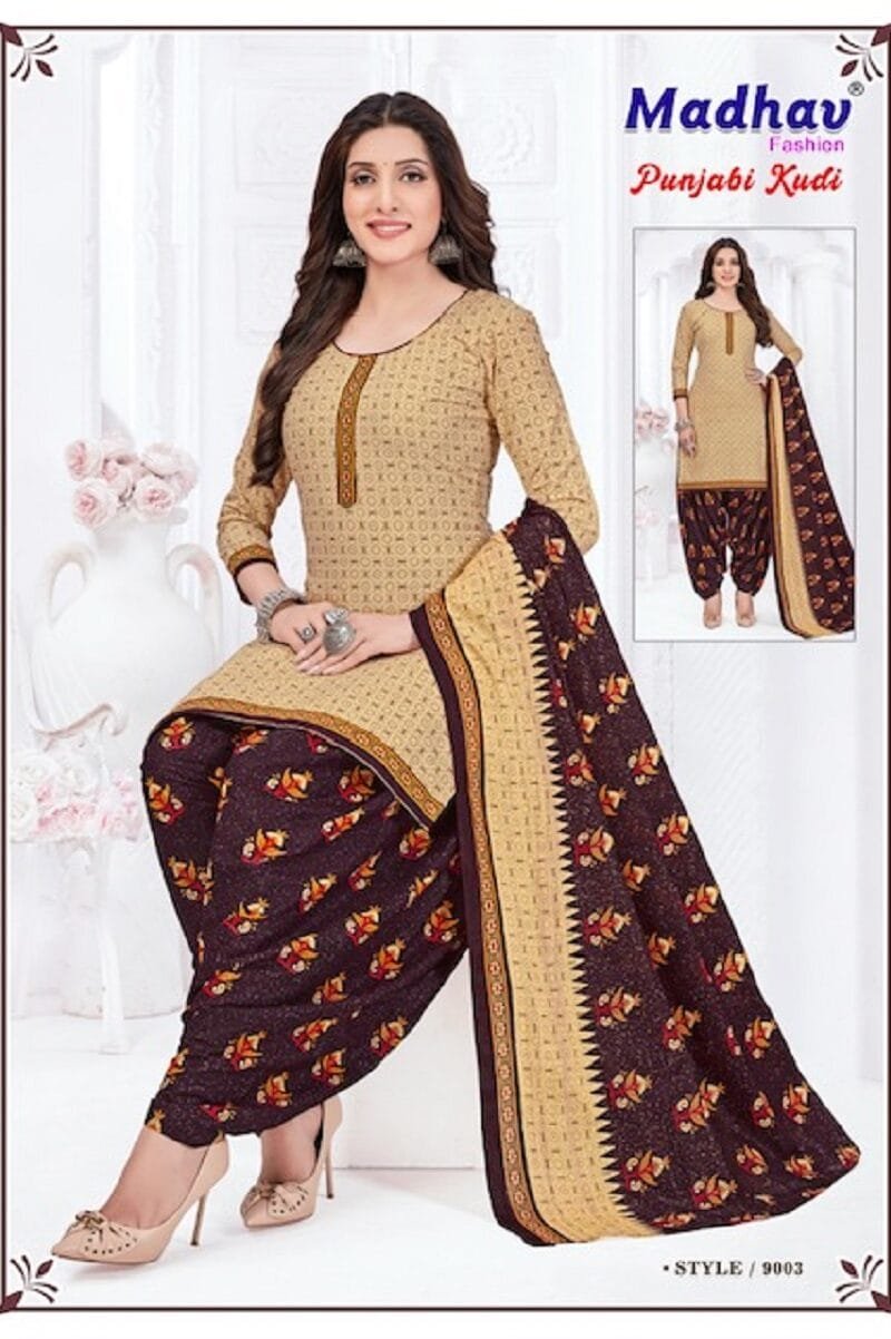 Madhav Punjabi Kudi Vol 9 Wholesale Cotton Dress Material