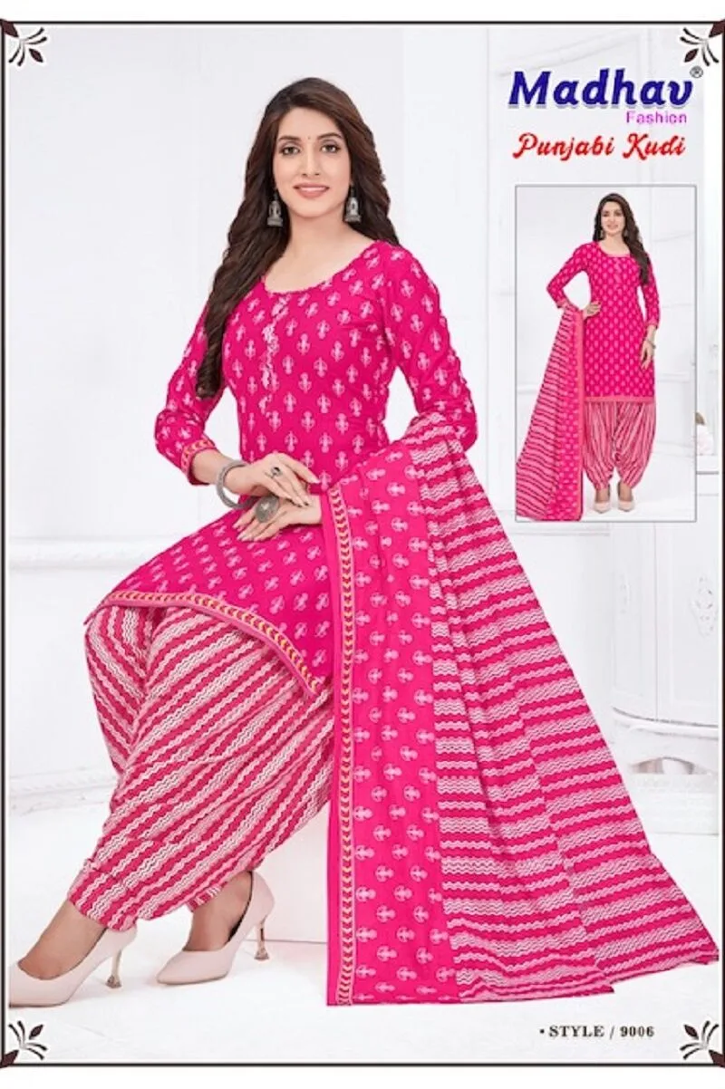 Madhav Punjabi Kudi Vol 9 Wholesale Cotton Dress Material