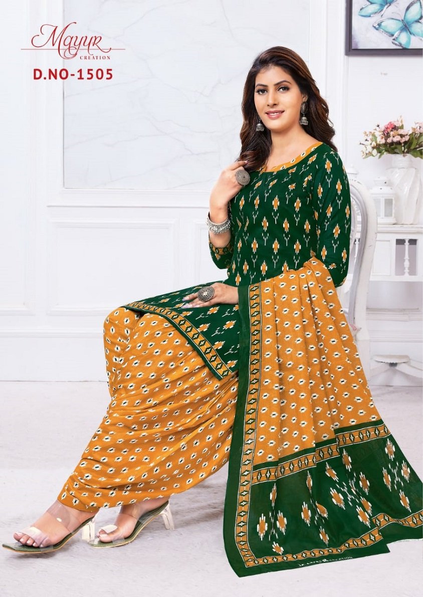 Mayur Ikkat Vol 15 Wholesale Cotton Dress Material -✈Free➕COD🛒