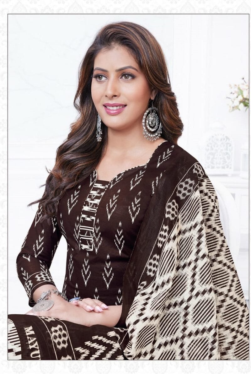 Mayur Ikkat Vol 15 Wholesale Cotton Dress Material