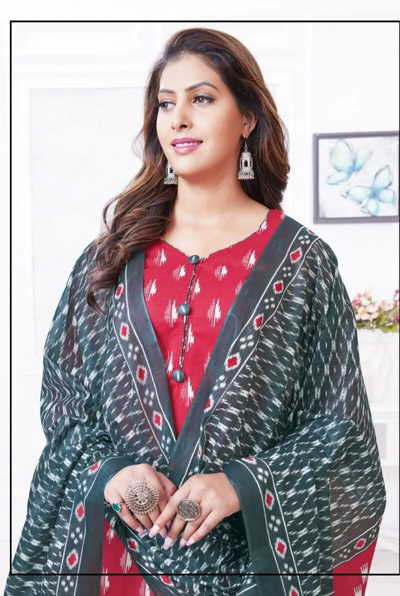 Mayur Ikkat Vol 15 Wholesale Cotton Dress Material