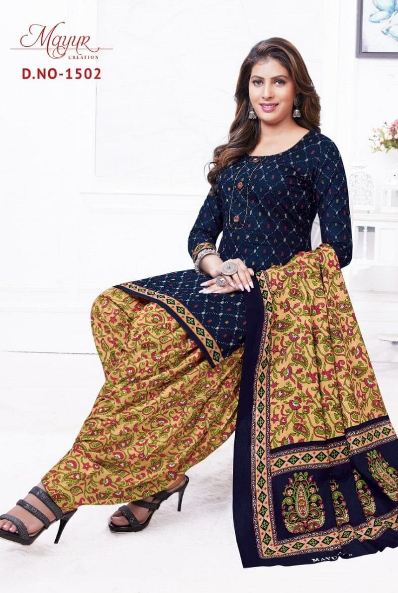 Mayur Ikkat Vol 15 Wholesale Cotton Dress Material