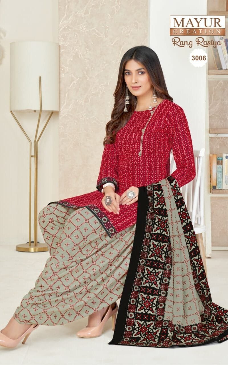 Mayur Rang Rasiya Vol 3 Wholesale Cotton Dress Material