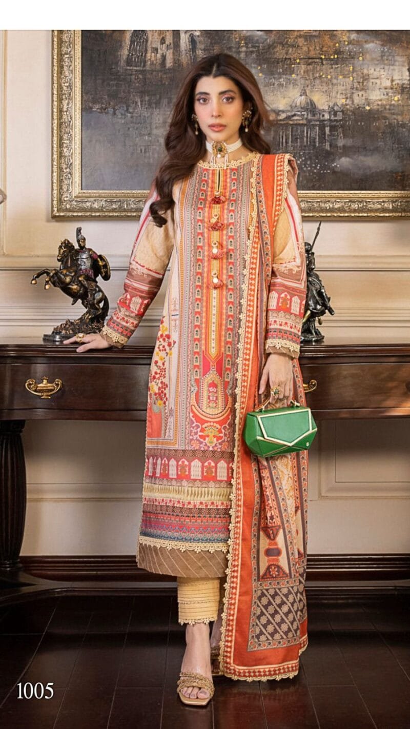 Nureh Mumtaz Fab Pakistani Karachi Wholesale Cotton Dress Material