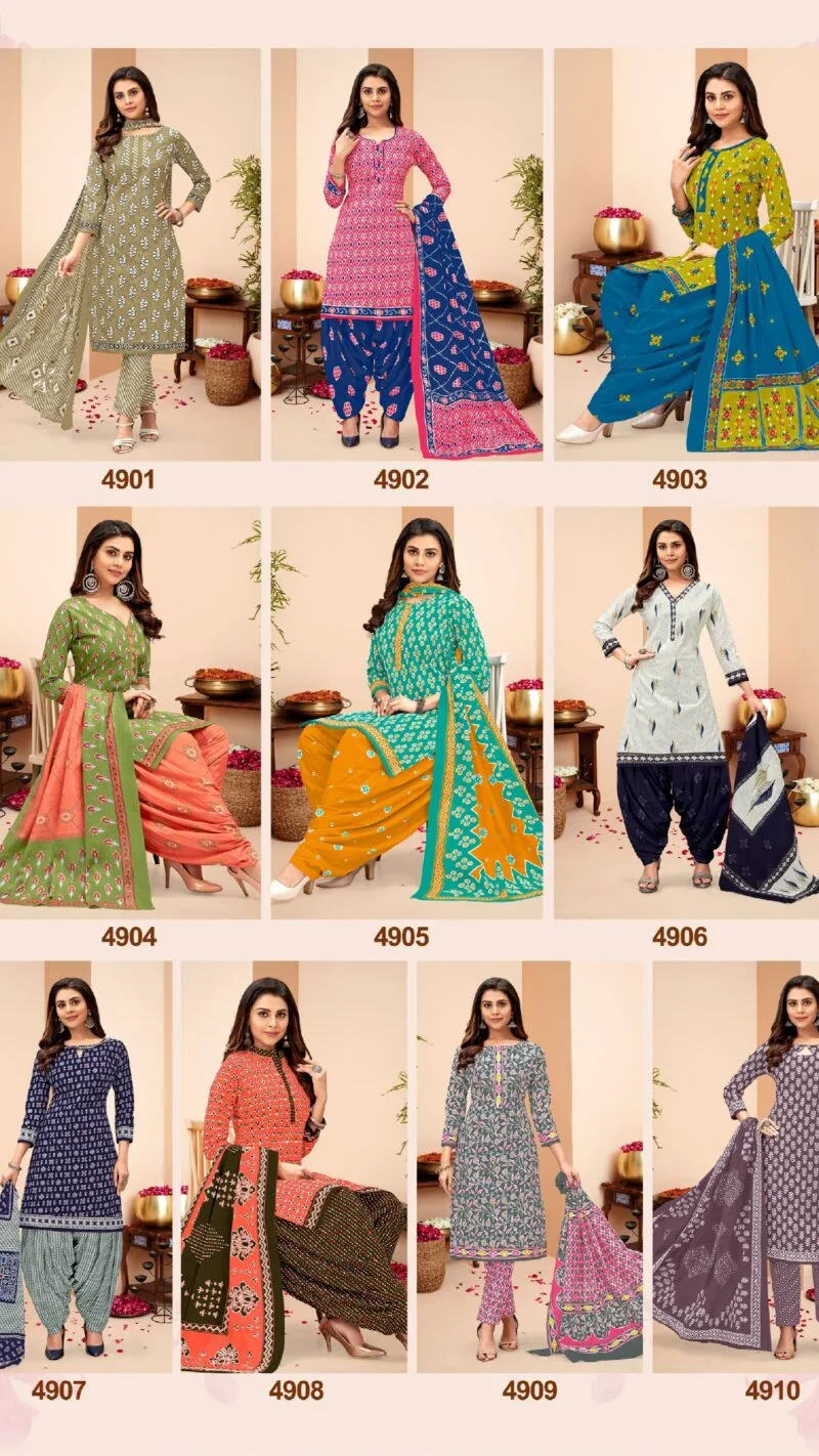 P Style Vol 49 Patidar Mills Wholesale Cotton Dress Material
